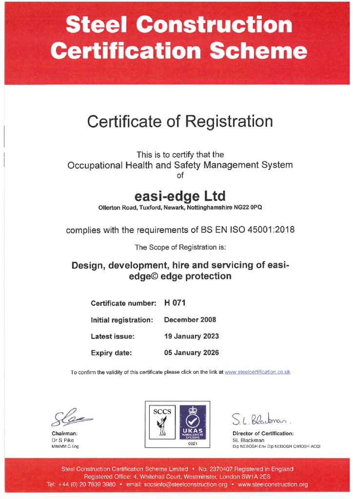 Occupational Health and Safety Management System