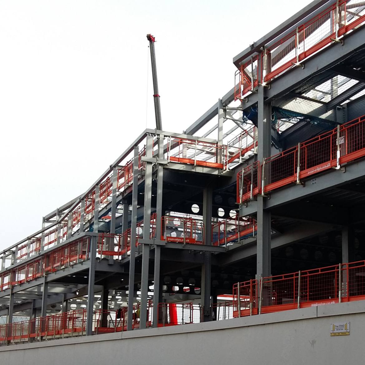 South Trafford Health and Wellbeing centre - Easi Edge - edge protection barriers