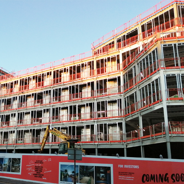 Urban Hub - UCLAN - Easi Edge - edge protection barriers