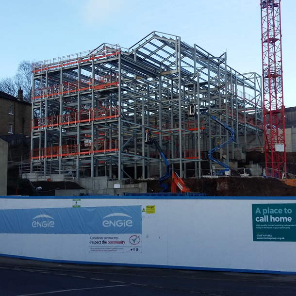 Calderdale Extra Care - edge protection barriers - Easi Edge