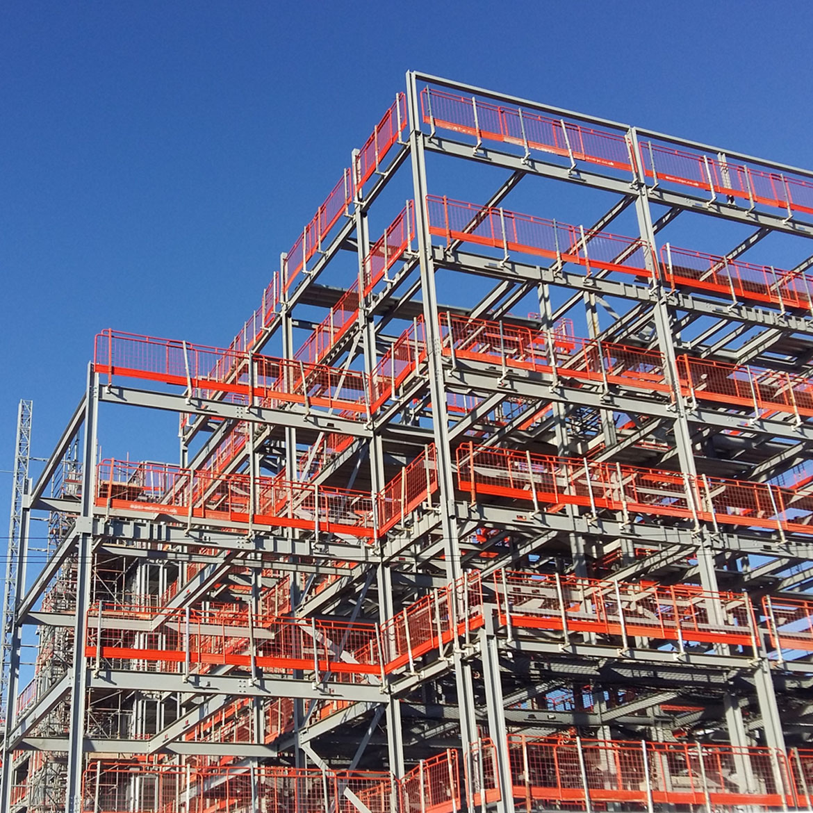 Ordsall Lane, Dock 5 - Easi Edge - edge protection barriers